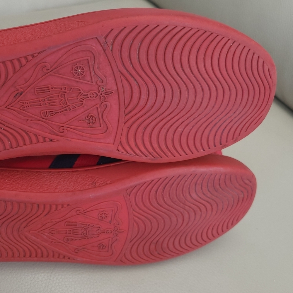 Gucci Freya Hartas Ace Sneakers Embroidered Leather men's 9.5 - Picture 8 of 10